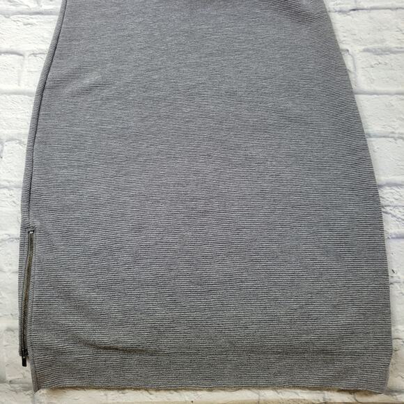 Banana Republic Gray Cowl Neck Sleeveless Knit Dress size Medium - Picture 13 of 15